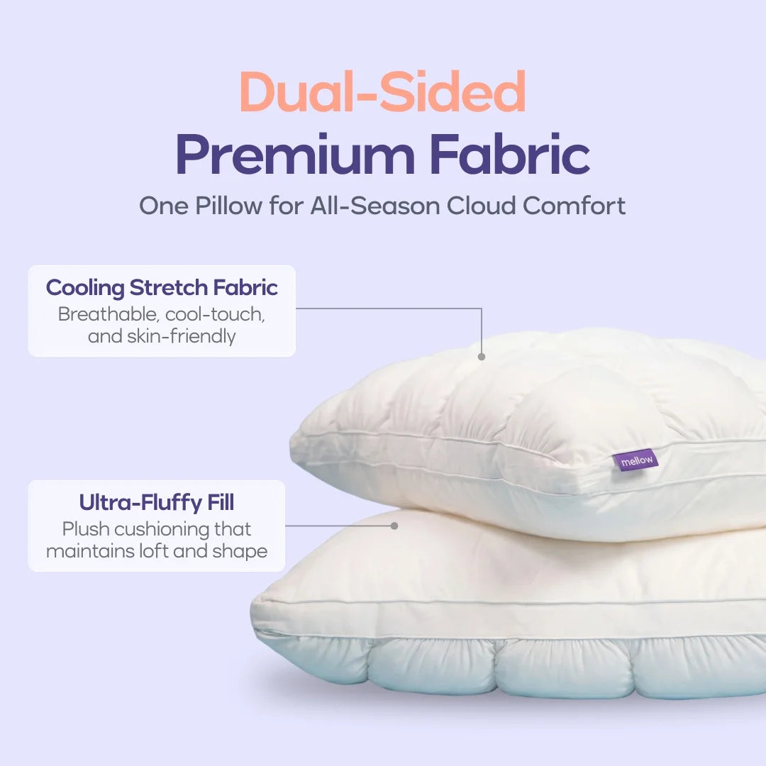 White Puff Pillow Standard