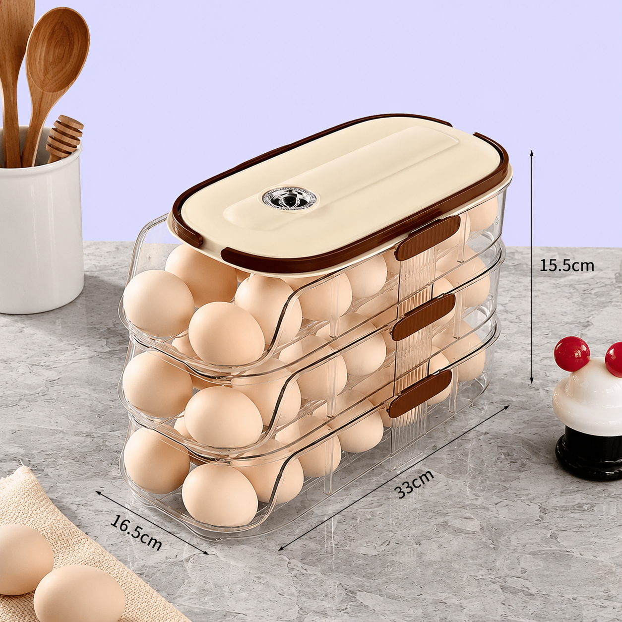 Smart Egg Organizer Box
