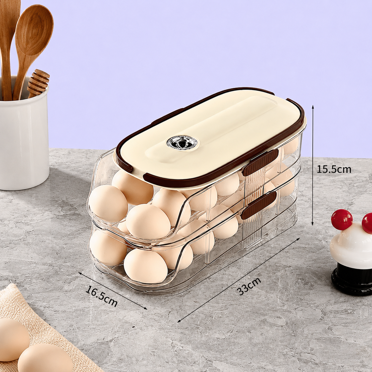 Smart Egg Organizer Box