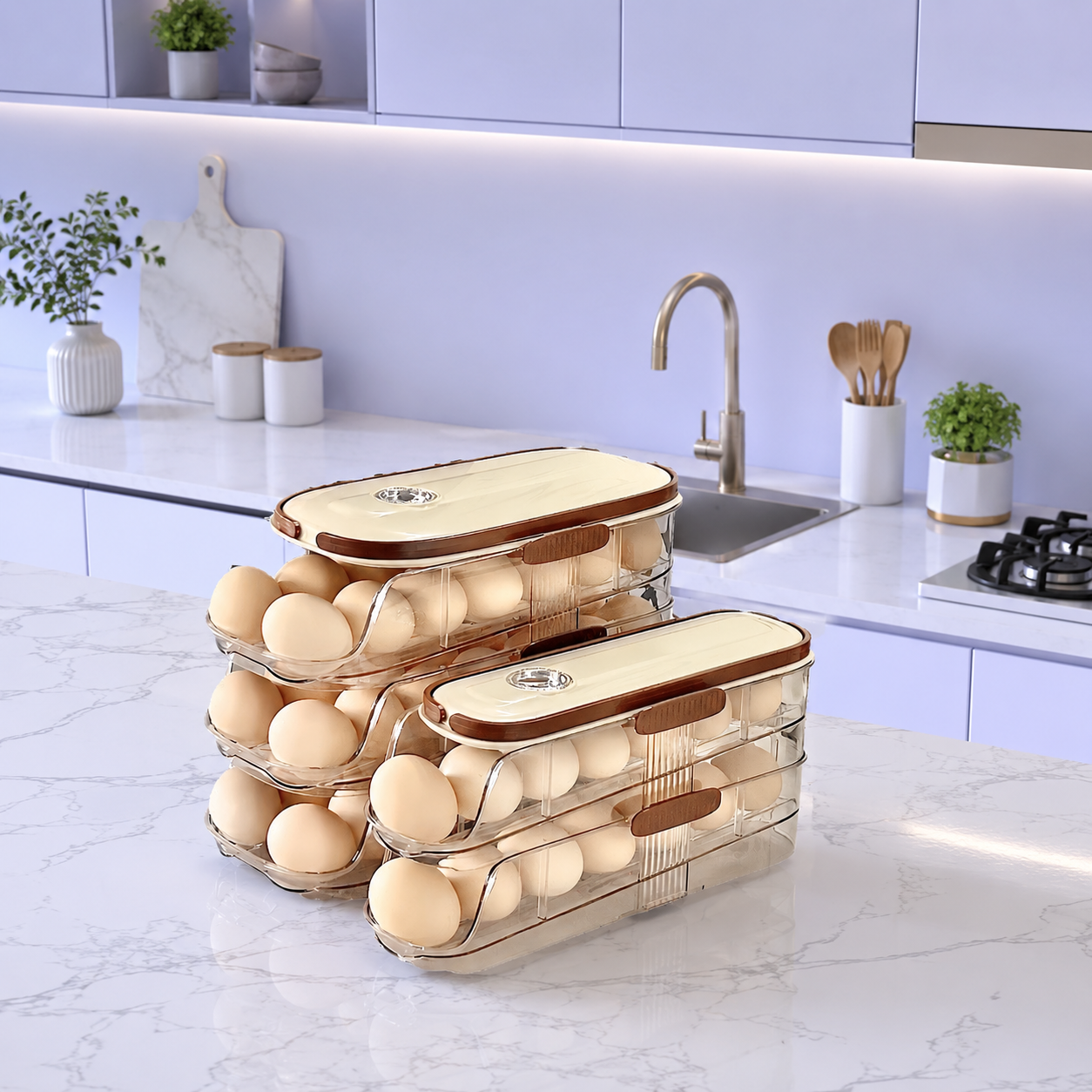 Smart Egg Organizer Box