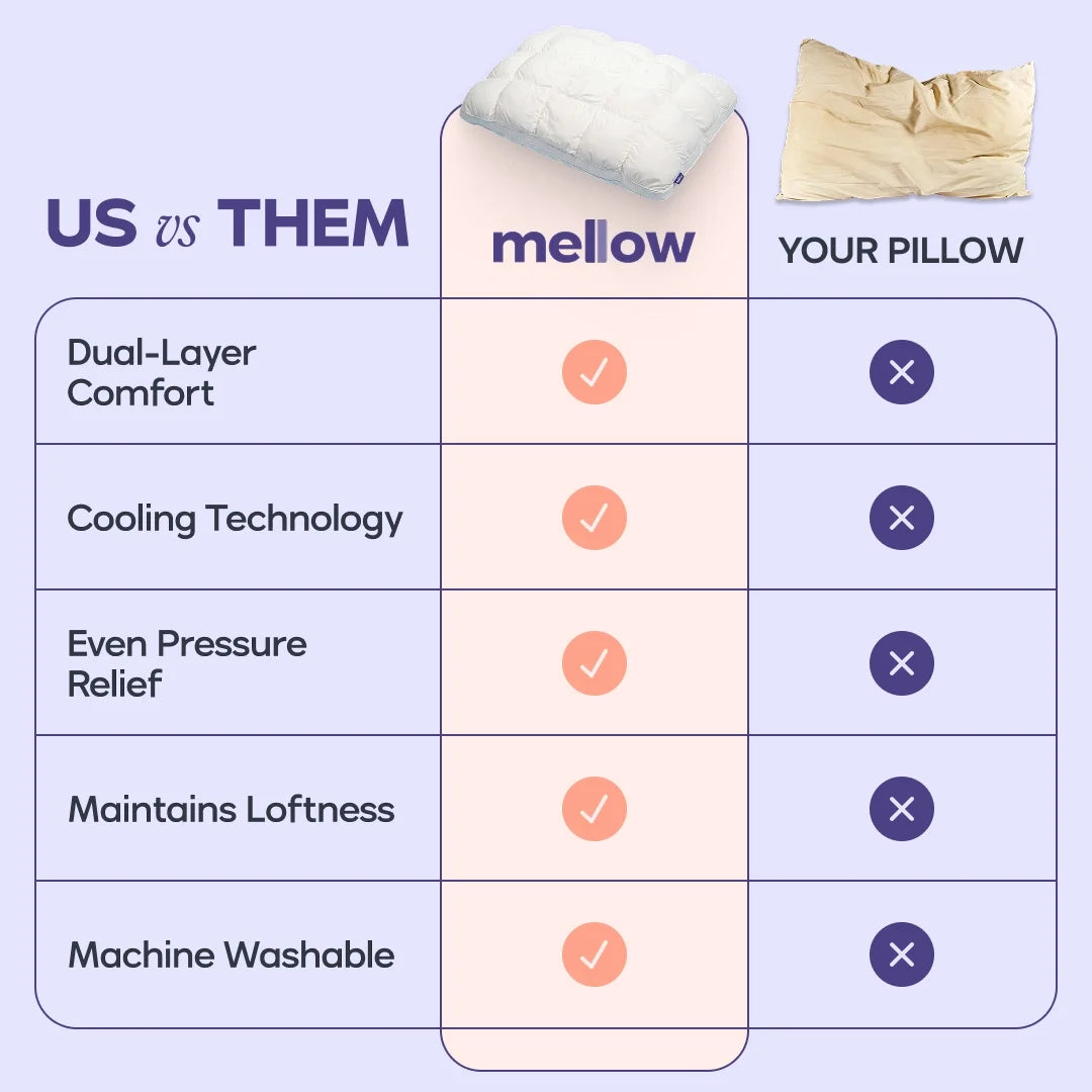 White Puff Pillow Standard
